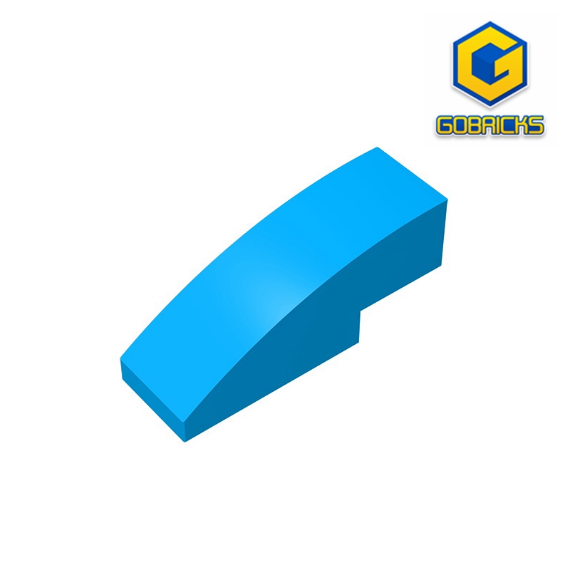 Lego Set City - Gobricks 11477 10 個の曲面レンガ 2x1x2/3 スロープパーツビルディングブロックバルクモデルシティクラシック