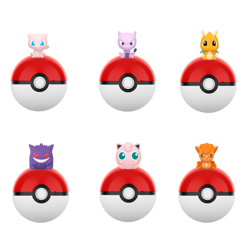 Ornament Ball Set - ポケモンアニメポケボールミニフィギュアミュウツーゲンガードラゴニートかわいいモデルおもちゃ装飾装飾品 Funism 公式誕生日ギフト