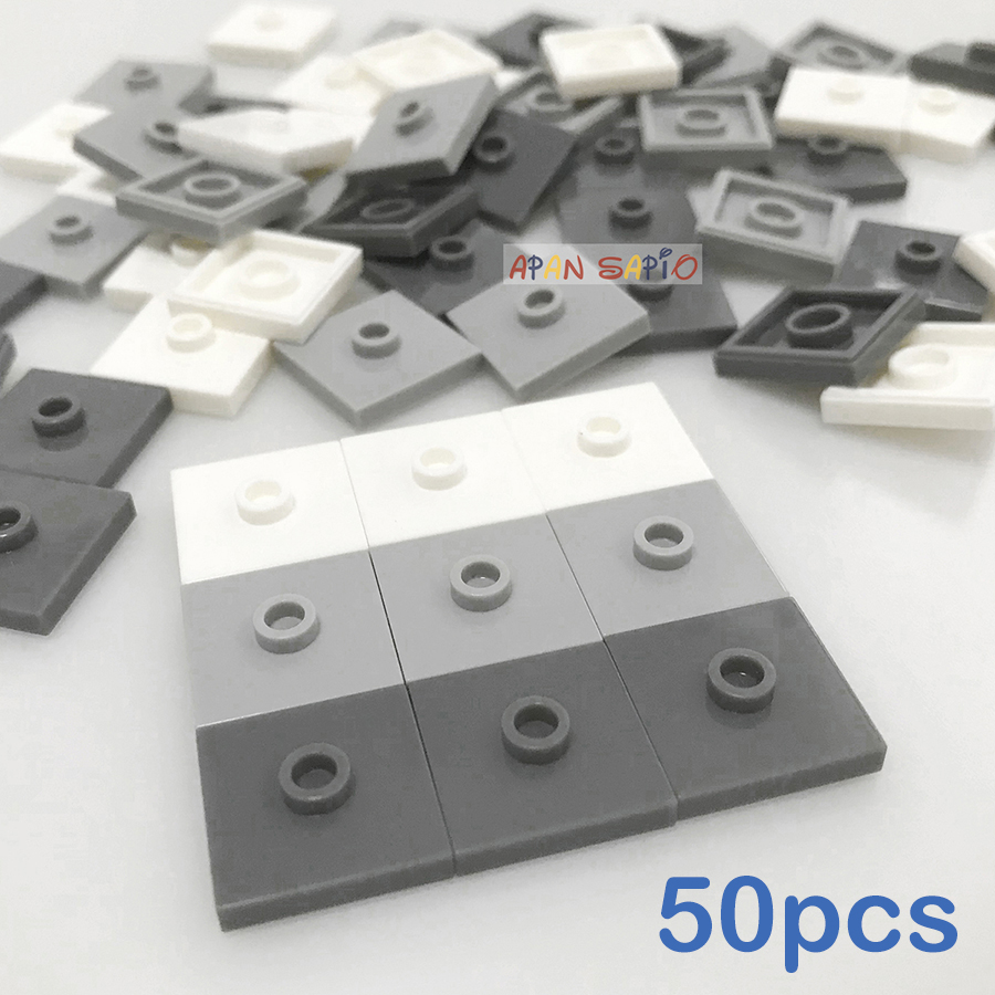 Lego Set City - 50 個 DIY ビルディングブロック凸シートレンガ 2 ×