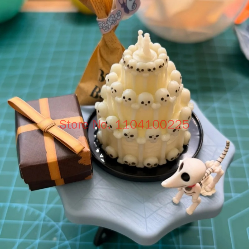 Ornament Ball Set - 本物のミニバース ブラインドボックス ハロウィン限定版 ミニDIYミステリーボックス ハロウィンボールシリーズ4 ミニチュアモデルオーナメントおもちゃ
