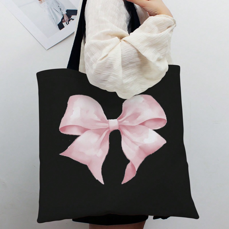 ROMWE かわいい弓模様のキャンバスショルダーバッグバレン - Ribbon Bow Gift のレビューと価格