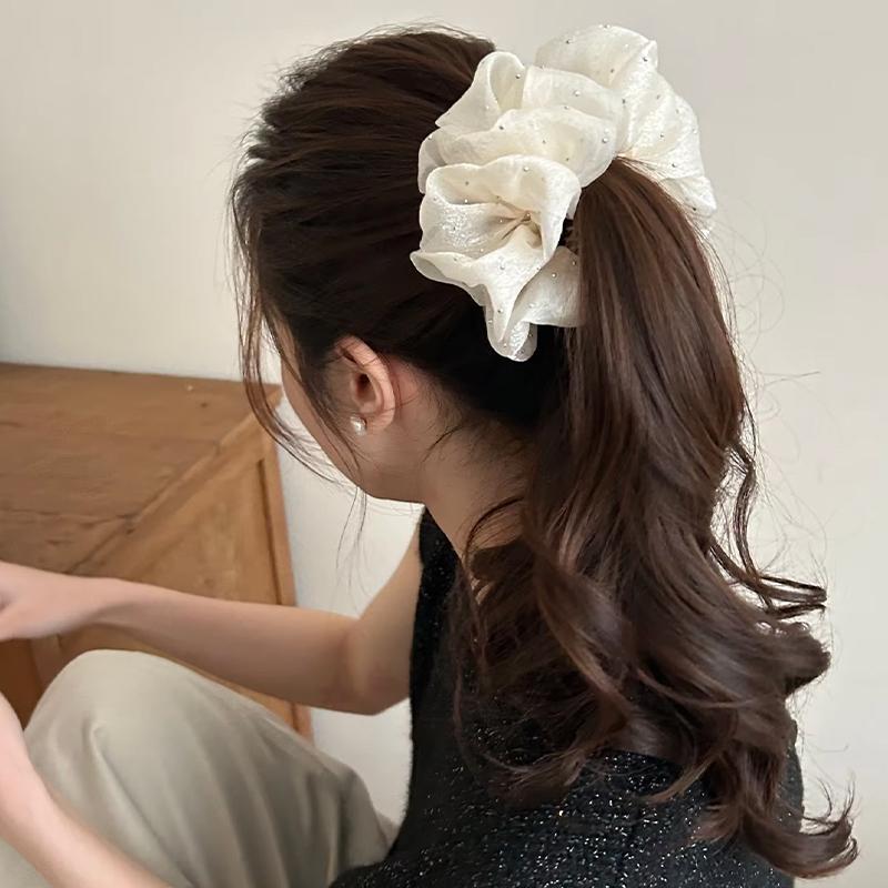 ファッションエレガントなフラワークリップ樹脂弓メッシュ垂直ク - Ribbon Bow Gift のレビューと価格