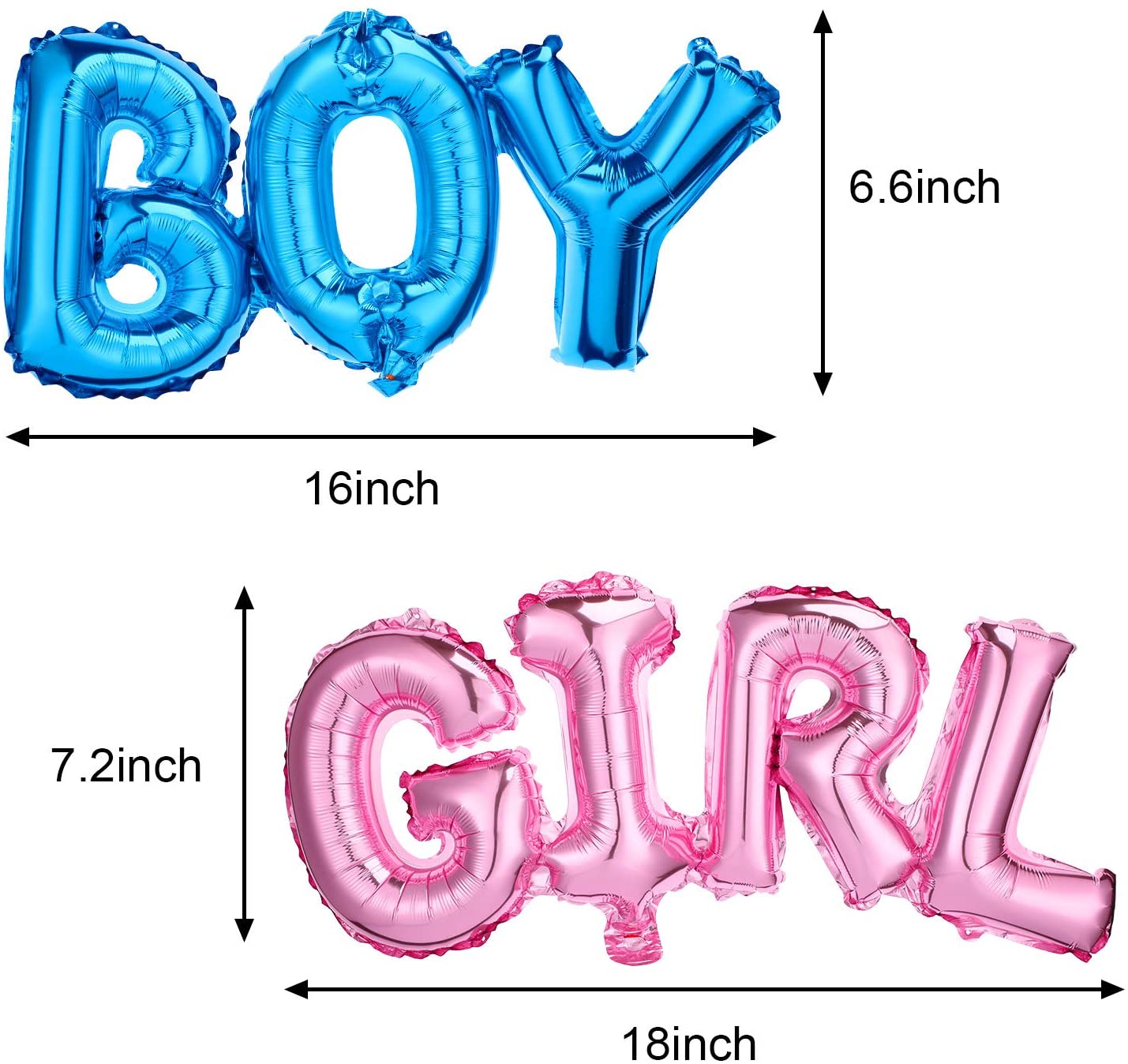 性別を明らかにする男の子または女の子のための装飾的な風船,3 - Tinsel Garland Decoration のレビューと価格