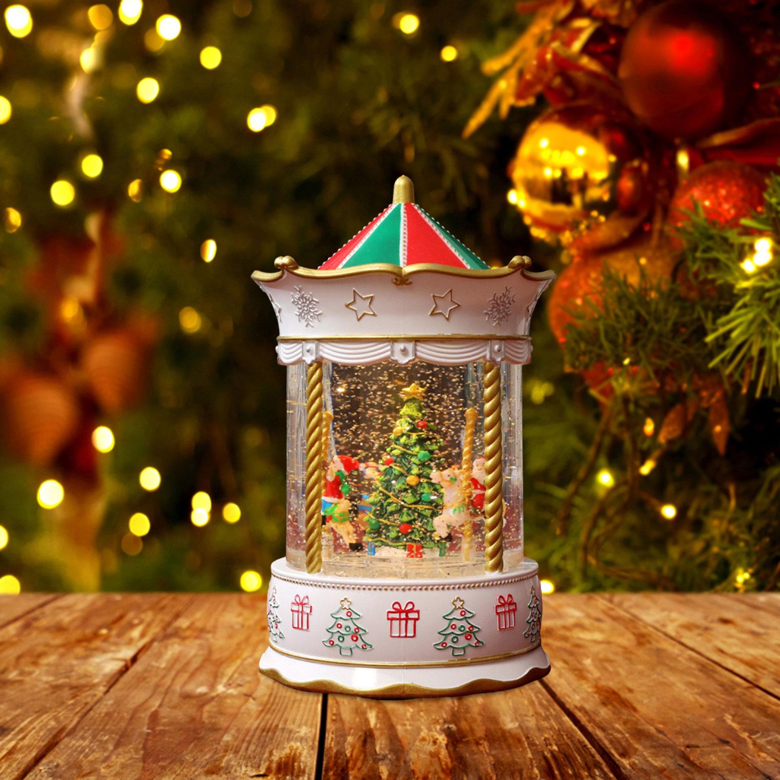 クリスマスミュージカルスノーグローブオルゴールデスクトップオ - Snow Globe Musical のレビューと価格