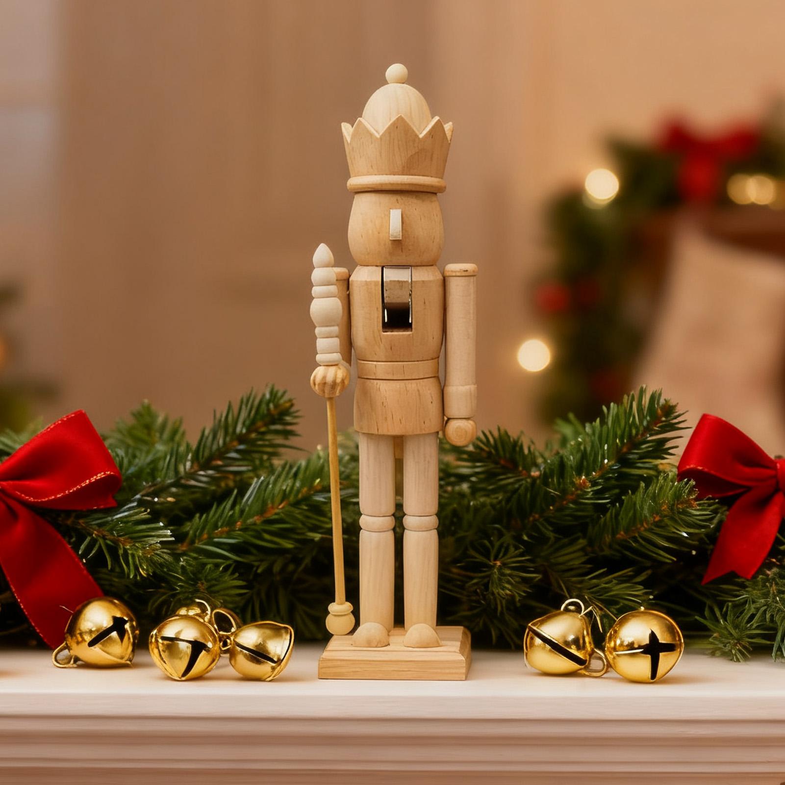 くるみ割り人形フィギュア 38 センチメートル木製お祝い置物 - Nutcracker Figurine のレビューと価格