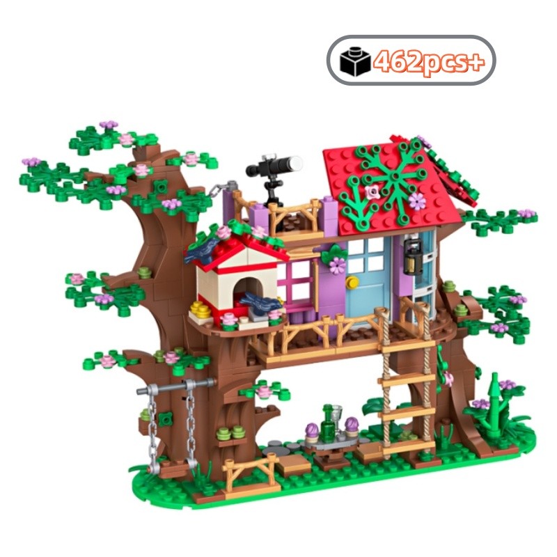462 個シティフレンズバードツリーハウスビルディングブロッ - Lego Set City のレビューと価格