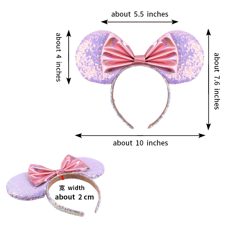 新しいディズニービッグサイズミッキーマウス耳カチューシャウェ - Ribbon Bow Gift のレビューと価格