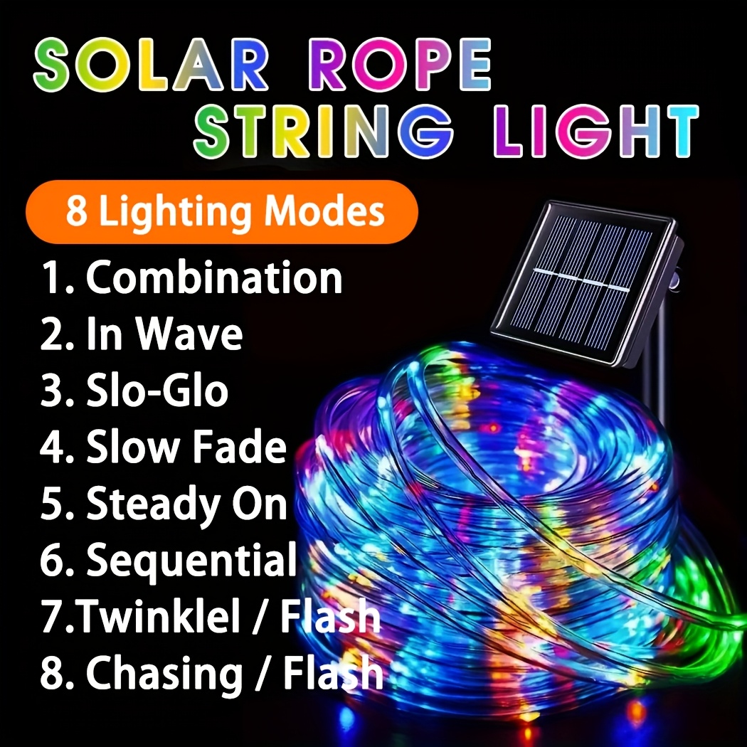 屋外ソーラーLEDフェアリーライト防水ロープチューブストリン - Led Fairy String Lights のレビューと価格