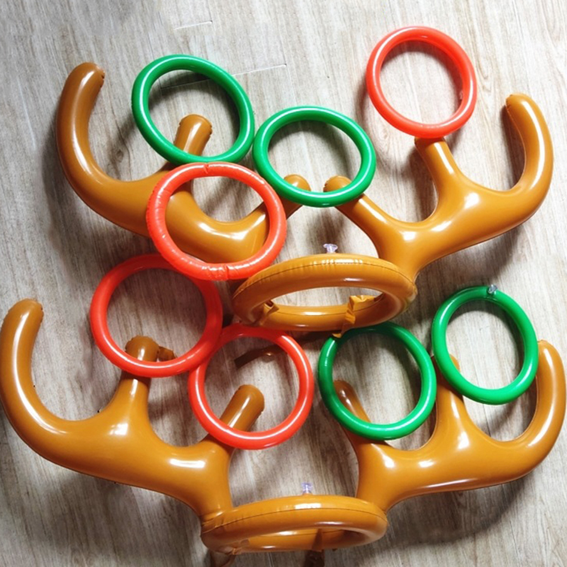 1/3/5 セットクリスマスゲームインフレータブルトナカイ枝 - Reindeer Antlers Headband のレビューと価格